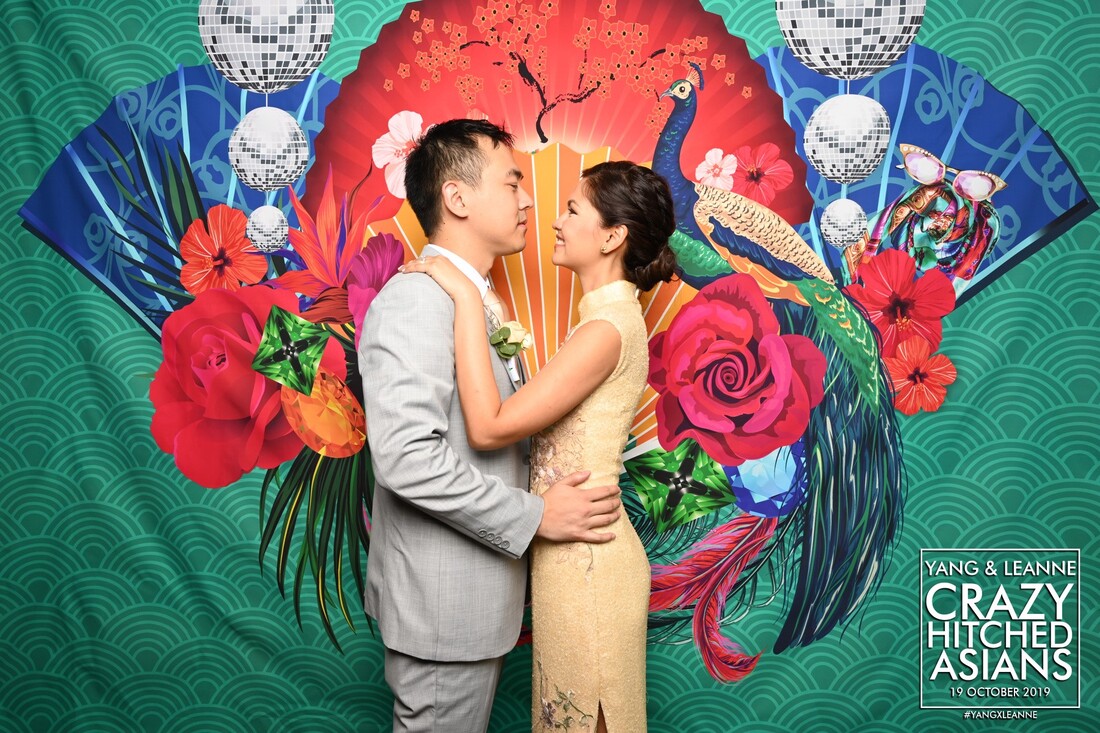 crazy rich asian wedding photobooth singapore